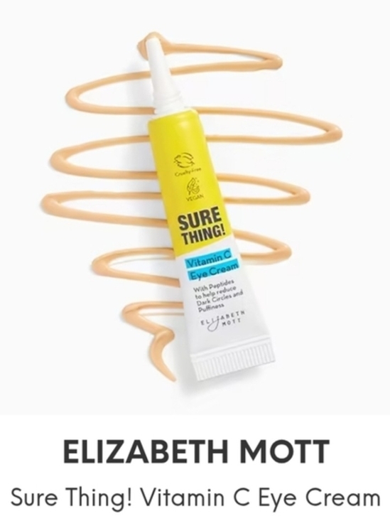 Elizabeth Mott Other - Elizabeth Mott Sure Thing! Vitamin C Eye Cream - Yellow & White